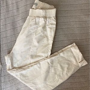 Baserange High Waist Organic Cotton Tapered Pants